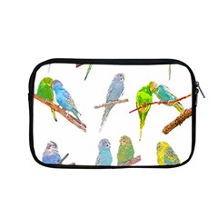 Parakeet T-shirtlots Of Colorful Parakeets - Cute Little Birds T-shirt Apple MacBook Pro 13  Zipper Case