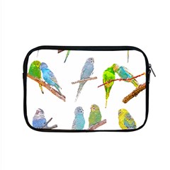 Parakeet T-shirtlots Of Colorful Parakeets - Cute Little Birds T-shirt Apple MacBook Pro 15  Zipper Case