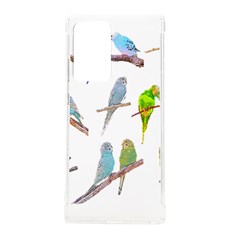 Parakeet T-shirtlots Of Colorful Parakeets - Cute Little Birds T-shirt Samsung Galaxy Note 20 Ultra Tpu Uv Case by EnriqueJohnson