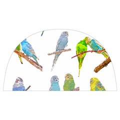 Parakeet T-shirtlots Of Colorful Parakeets - Cute Little Birds T-shirt Anti Scalding Pot Cap