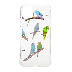 Parakeet T-shirtlots Of Colorful Parakeets - Cute Little Birds T-shirt Iphone 11 Pro Max 6 5 Inch Tpu Uv Print Case by EnriqueJohnson