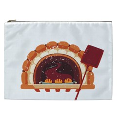 Bread Baking T- Shirt Funny Bread Baking Baker Bake The World A Butter Place T- Shirt (2) Cosmetic Bag (xxl) by JamesGoode