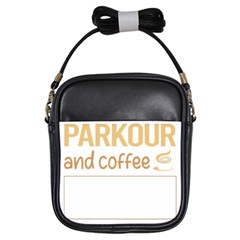 Parkour T-shirtif It Involves Coffee Parkour T-shirt Girls Sling Bag by EnriqueJohnson