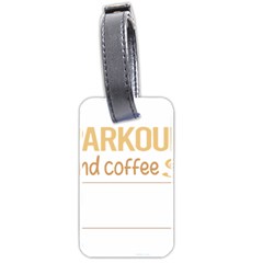 Parkour T-shirtif It Involves Coffee Parkour T-shirt Luggage Tag (two Sides)