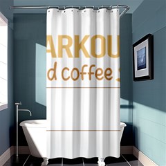 Parkour T-shirtif It Involves Coffee Parkour T-shirt Shower Curtain 36  X 72  (stall)  by EnriqueJohnson