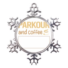 Parkour T-shirtif It Involves Coffee Parkour T-shirt Metal Large Snowflake Ornament by EnriqueJohnson