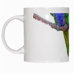 Parrots T-shirtcute Rainbow Loris - Lorikeet T-shirt White Mug by EnriqueJohnson