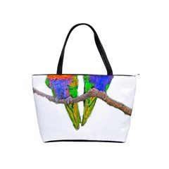 Parrots T-shirtcute Rainbow Loris - Lorikeet T-shirt Classic Shoulder Handbag by EnriqueJohnson