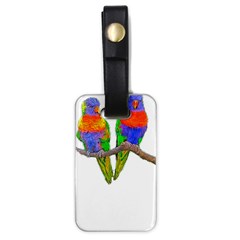 Parrots T-shirtcute Rainbow Loris - Lorikeet T-shirt Luggage Tag (one Side) by EnriqueJohnson