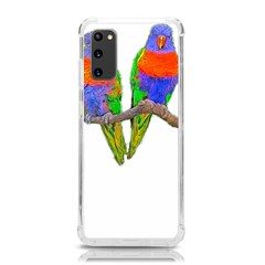 Parrots T-shirtcute Rainbow Loris - Lorikeet T-shirt Samsung Galaxy S20 6 2 Inch Tpu Uv Case by EnriqueJohnson