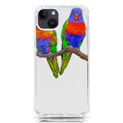 Parrots T-shirtcute Rainbow Loris - Lorikeet T-shirt Iphone 14 Plus Tpu Uv Print Case by EnriqueJohnson