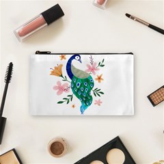 Peacock T-shirtnope Not Today Peacock 65 T-shirt Cosmetic Bag (small) by EnriqueJohnson