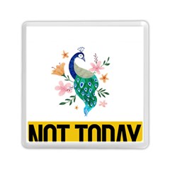 Peacock T-shirtnope Not Today Peacock 65 T-shirt Memory Card Reader (square) by EnriqueJohnson