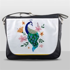 Peacock T-shirtnope Not Today Peacock 65 T-shirt Messenger Bag by EnriqueJohnson