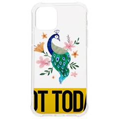 Peacock T-shirtnope Not Today Peacock 65 T-shirt Iphone 12/12 Pro Tpu Uv Print Case by EnriqueJohnson