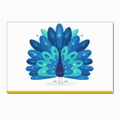 Peacock T-shirtnope Not Today Peacock 71 T-shirt Postcard 4 x 6  (pkg Of 10) by EnriqueJohnson