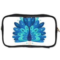 Peacock T-shirtnope Not Today Peacock 71 T-shirt Toiletries Bag (two Sides) by EnriqueJohnson