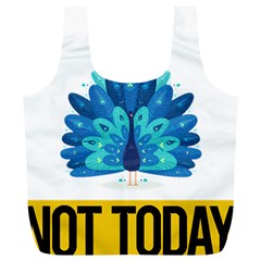 Peacock T-shirtnope Not Today Peacock 71 T-shirt Full Print Recycle Bag (xl) by EnriqueJohnson