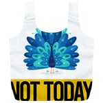 Peacock T-shirtnope Not Today Peacock 71 T-shirt Full Print Recycle Bag (XL) Front