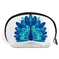 Peacock T-shirtnope Not Today Peacock 71 T-shirt Accessory Pouch (large) by EnriqueJohnson