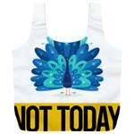 Peacock T-shirtnope Not Today Peacock 71 T-shirt Full Print Recycle Bag (XXL) Front