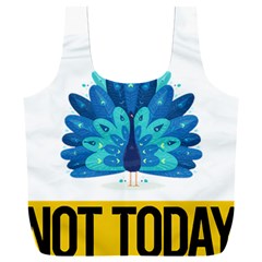 Peacock T-shirtnope Not Today Peacock 71 T-shirt Full Print Recycle Bag (xxxl) by EnriqueJohnson