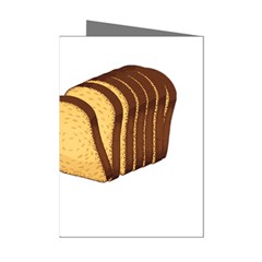 Bread Baking T- Shirt Funny Bread Baking Baker Crust A Girl Who Loves Bread Baking T- Shirt (2) Mini Greeting Cards (pkg Of 8) by JamesGoode