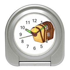 Bread Baking T- Shirt Funny Bread Baking Baker Crust A Girl Who Loves Bread Baking T- Shirt (2) Travel Alarm Clock by JamesGoode