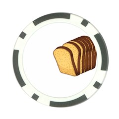 Bread Baking T- Shirt Funny Bread Baking Baker Crust A Girl Who Loves Bread Baking T- Shirt (2) Poker Chip Card Guard by JamesGoode