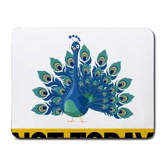 Peacock T-shirtnope Not Today Peacock 86 T-shirt Small Mousepad by EnriqueJohnson