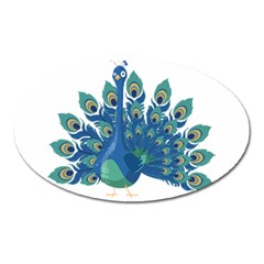 Peacock T-shirtnope Not Today Peacock 86 T-shirt Oval Magnet by EnriqueJohnson