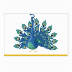 Peacock T-shirtnope Not Today Peacock 86 T-shirt Postcard 4 x 6  (pkg Of 10) by EnriqueJohnson