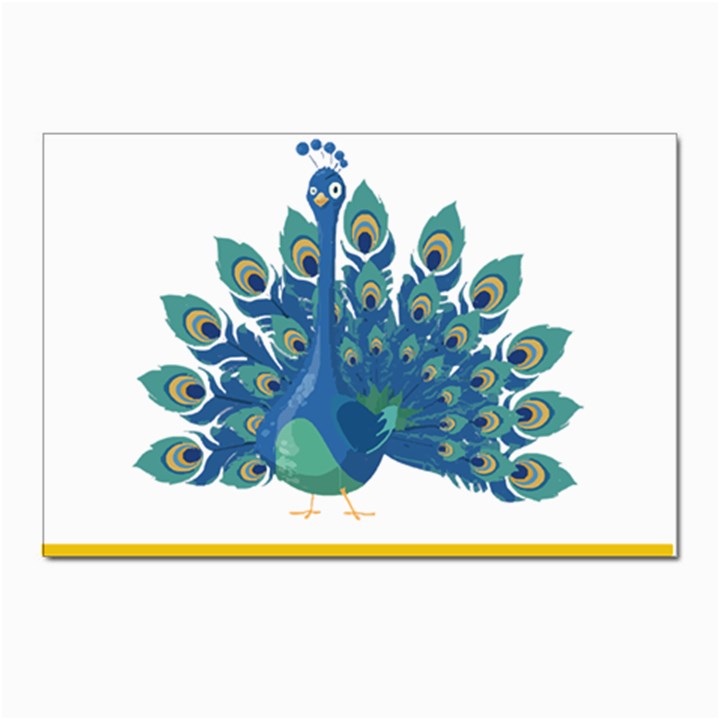 Peacock T-shirtnope Not Today Peacock 86 T-shirt Postcards 5  x 7  (Pkg of 10)