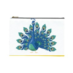 Peacock T-shirtnope Not Today Peacock 86 T-shirt Cosmetic Bag (large) by EnriqueJohnson