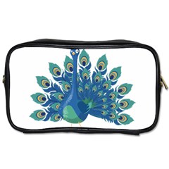 Peacock T-shirtnope Not Today Peacock 86 T-shirt Toiletries Bag (two Sides) by EnriqueJohnson