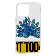 Peacock T-shirtnope Not Today Peacock 86 T-shirt Iphone 14 Pro Max Tpu Uv Print Case by EnriqueJohnson