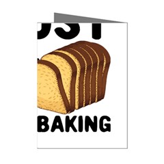 Bread Baking T- Shirt Funny Bread Baking Baker Crust A Girl Who Loves Bread Baking T- Shirt Mini Greeting Cards (pkg Of 8) by JamesGoode