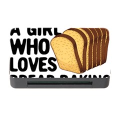 Bread Baking T- Shirt Funny Bread Baking Baker Crust A Girl Who Loves Bread Baking T- Shirt Memory Card Reader With Cf by JamesGoode