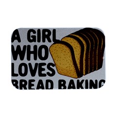 Bread Baking T- Shirt Funny Bread Baking Baker Crust A Girl Who Loves Bread Baking T- Shirt Open Lid Metal Box (silver)   by JamesGoode