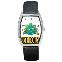 Peacock T-shirtnope Not Today Peacock 138 T-shirt Barrel Style Metal Watch by EnriqueJohnson