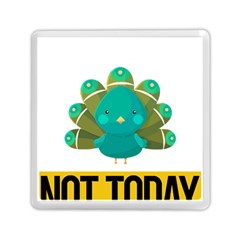 Peacock T-shirtnope Not Today Peacock 138 T-shirt Memory Card Reader (square) by EnriqueJohnson