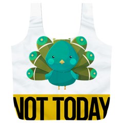 Peacock T-shirtnope Not Today Peacock 138 T-shirt Full Print Recycle Bag (xxl) by EnriqueJohnson