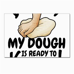 Bread Baking T- Shirt Funny Bread Baking Baker Crust A Girl Who Loves Bread Baking T- Shirt Postcard 4 x 6  (pkg Of 10) by JamesGoode