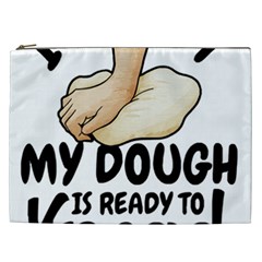 Bread Baking T- Shirt Funny Bread Baking Baker Crust A Girl Who Loves Bread Baking T- Shirt Cosmetic Bag (xxl) by JamesGoode