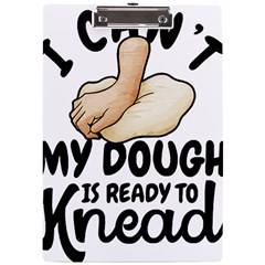 Bread Baking T- Shirt Funny Bread Baking Baker Crust A Girl Who Loves Bread Baking T- Shirt A4 Acrylic Clipboard by JamesGoode