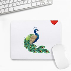 Peacock T-shirtsteal Your Heart Peacock 06 T-shirt Small Mousepad by EnriqueJohnson