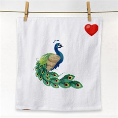 Peacock T-shirtsteal Your Heart Peacock 06 T-shirt Face Towel by EnriqueJohnson