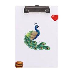 Peacock T-shirtsteal Your Heart Peacock 06 T-shirt A5 Acrylic Clipboard by EnriqueJohnson