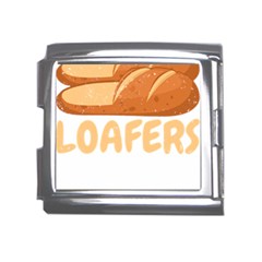 Bread Baking T- Shirt Funny Bread Baking Baker Loafers T- Shirt Mega Link Italian Charm (18mm) by JamesGoode