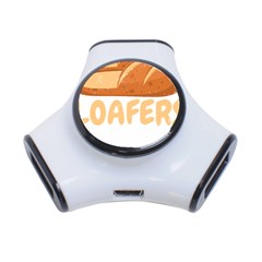 Bread Baking T- Shirt Funny Bread Baking Baker Loafers T- Shirt 3-port Usb Hub by JamesGoode